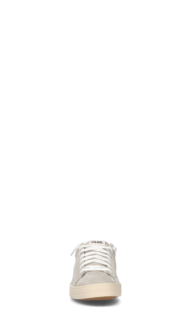 P448 Sneaker uomo grigia in nabuk