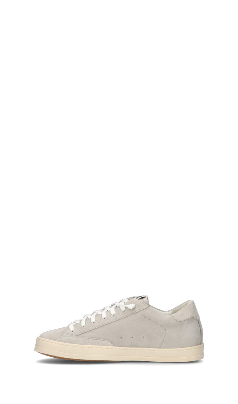 P448 Sneaker uomo grigia in nabuk