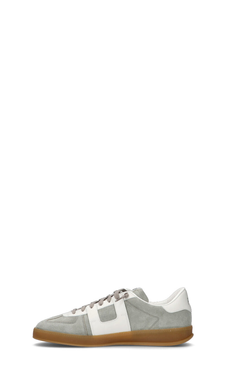 P448 Sneaker uomo grigia/bianca in suede