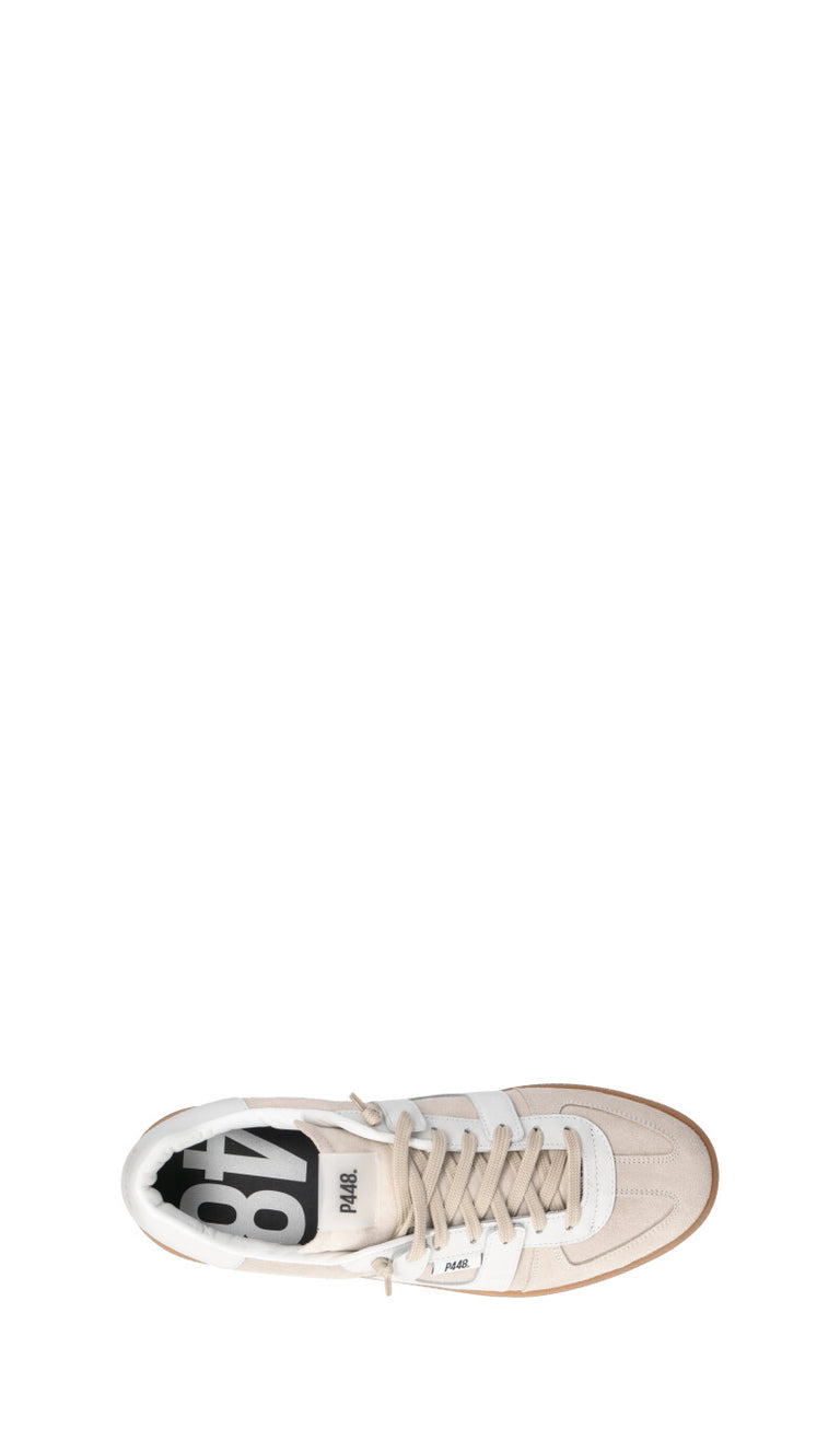 P448 Sneaker uomo sabbia in suede