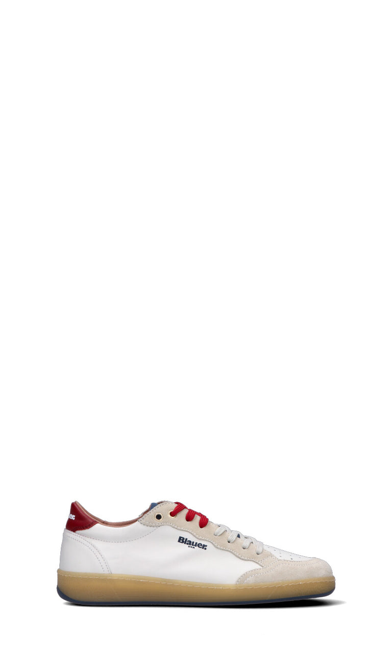 BLAUER Sneaker uomo bianca/rossa