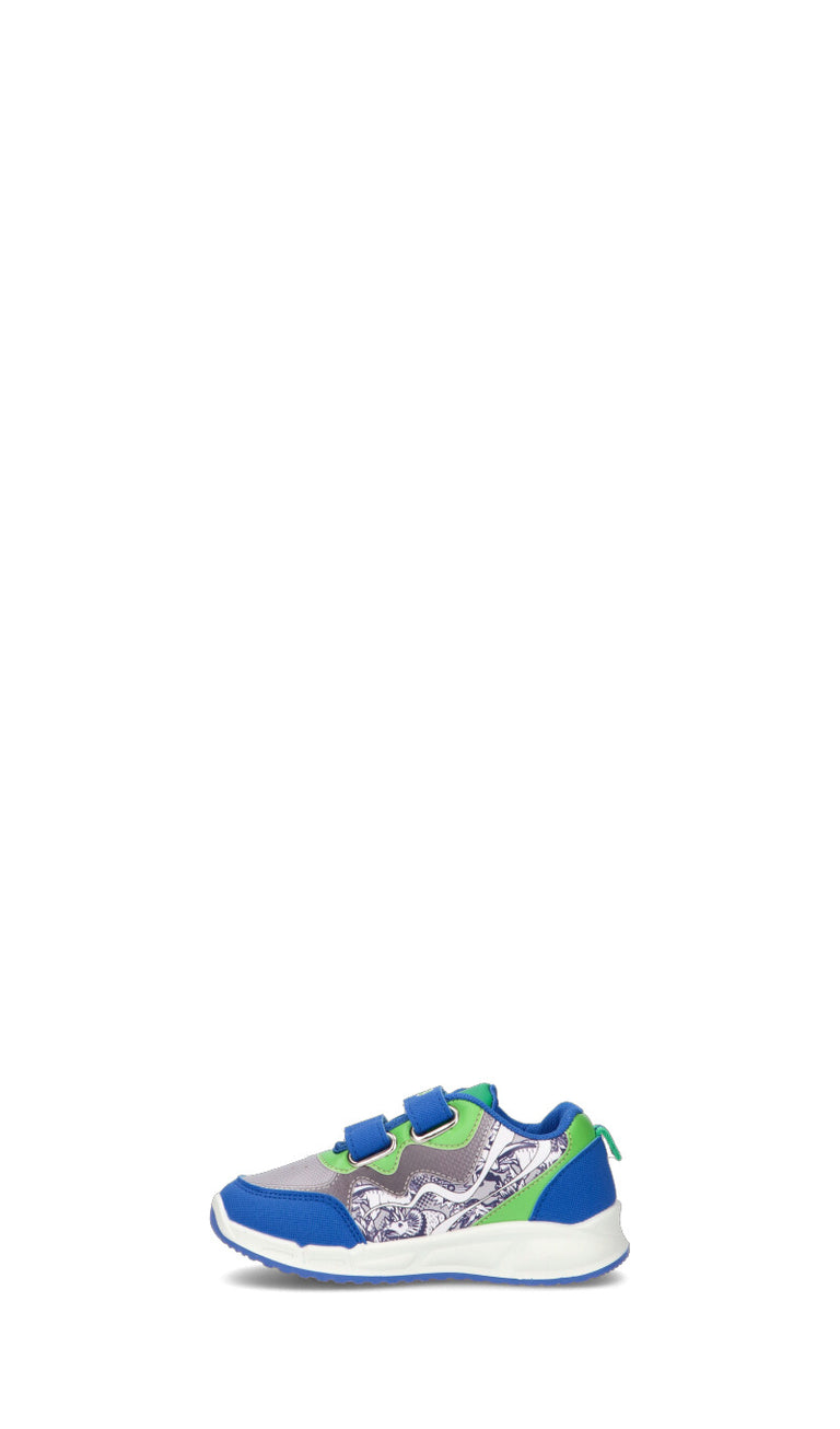 DISNEY Sneaker bimbo blu/verde con luci