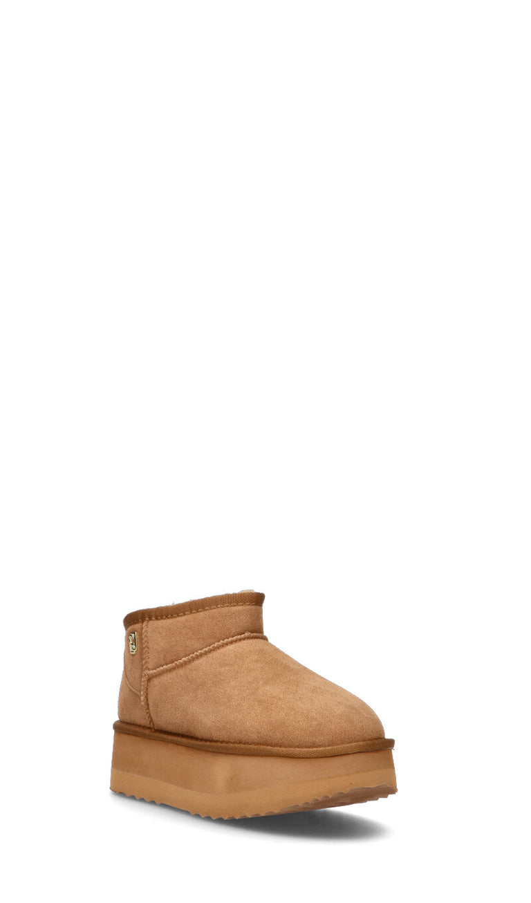 LIU JO Stivaletto pelo donna cognac in suede
