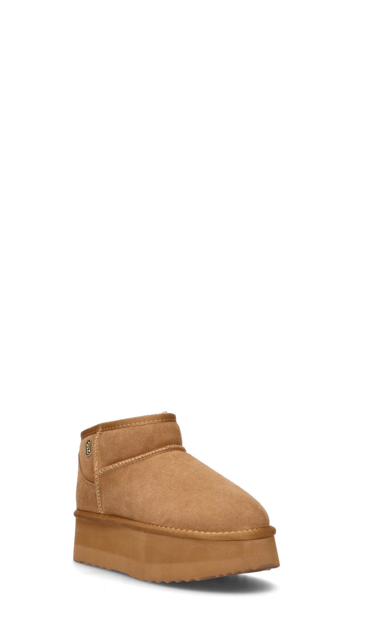 LIU JO Stivaletto pelo donna cognac in suede
