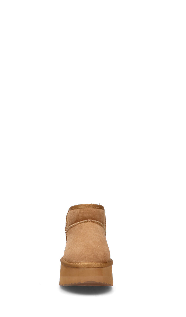 LIU JO Stivaletto pelo donna cognac in suede
