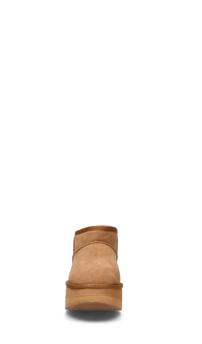 LIU JO Stivaletto pelo donna cognac in suede