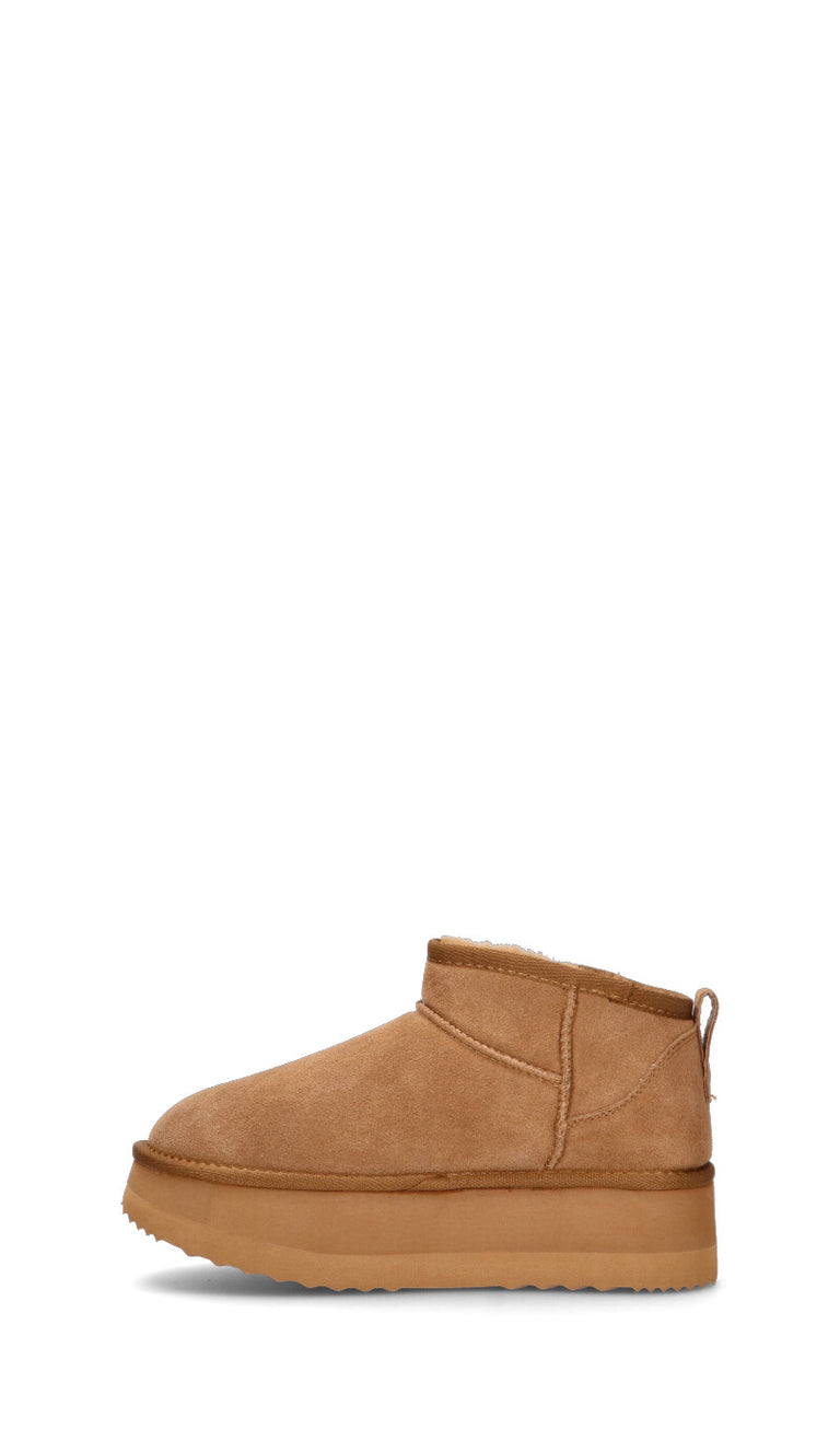 LIU JO Stivaletto pelo donna cognac in suede