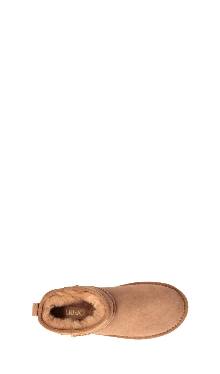 LIU JO Stivaletto pelo donna cognac in suede
