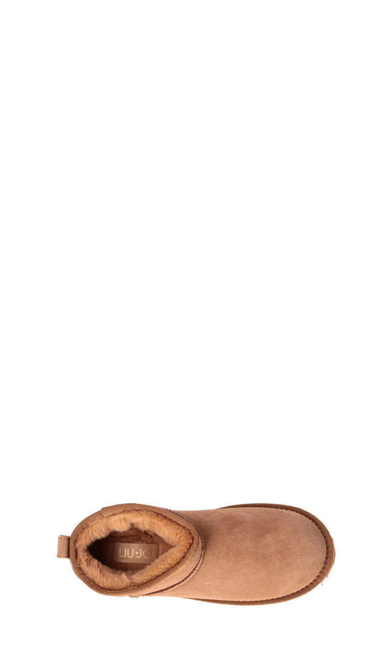 LIU JO Stivaletto pelo donna cognac in suede