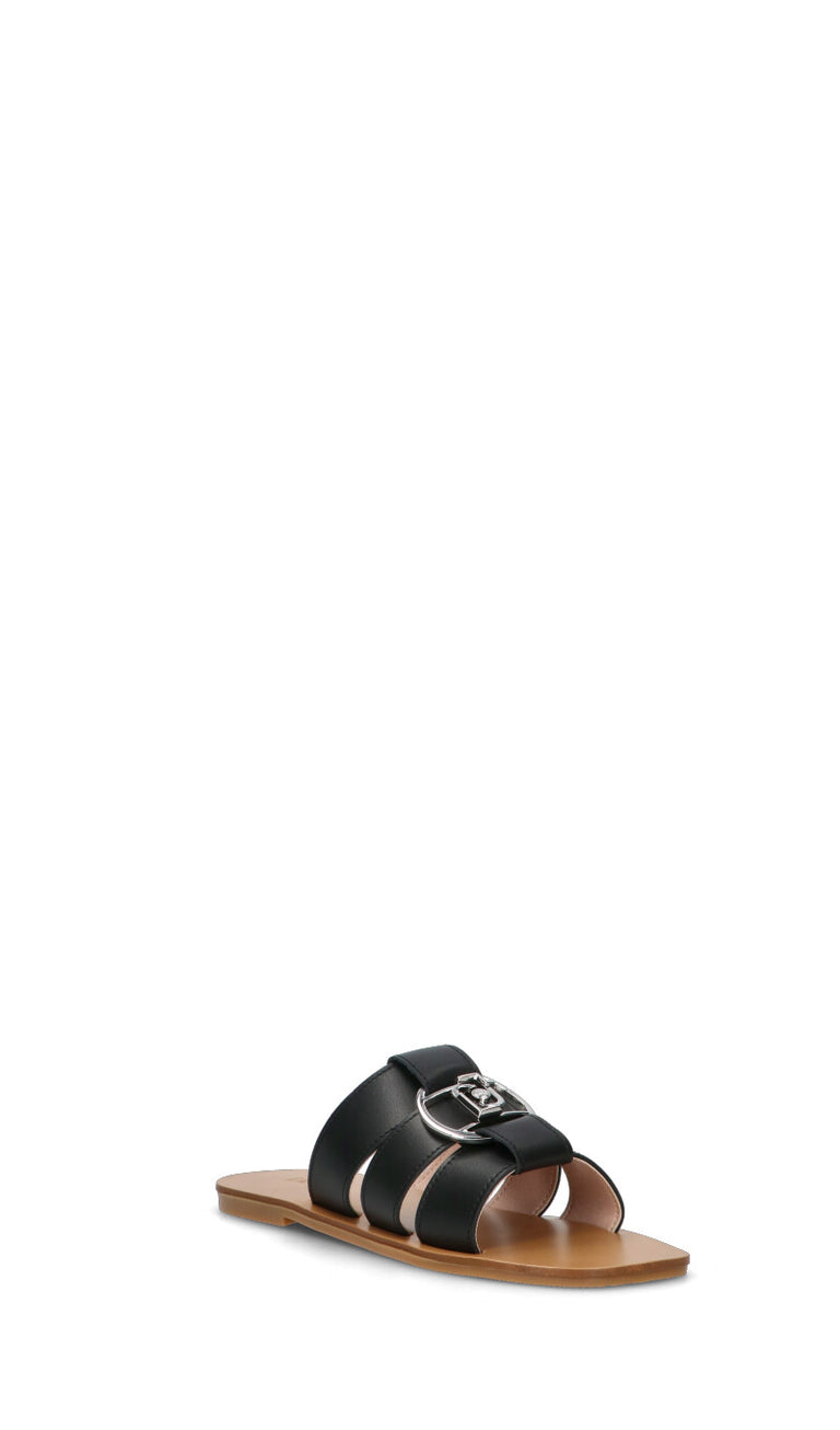 LIU JO Ciabatta donna nera in pelle