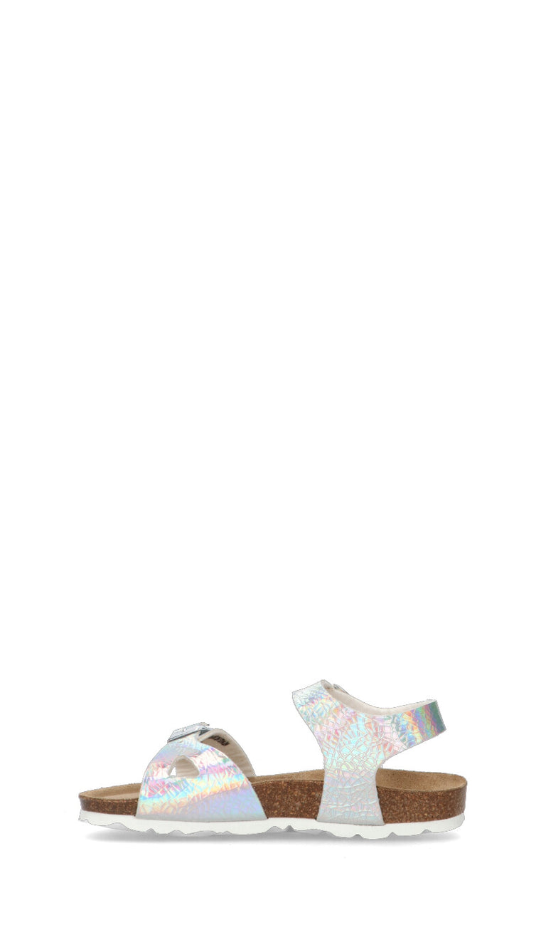 GRUNLAND Sandalo bimba iridescente
