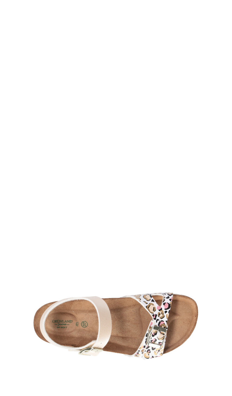 GRUNLAND Sandalo ragazza multicolor
