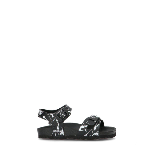 GRUNLAND Sandalo bimba nero