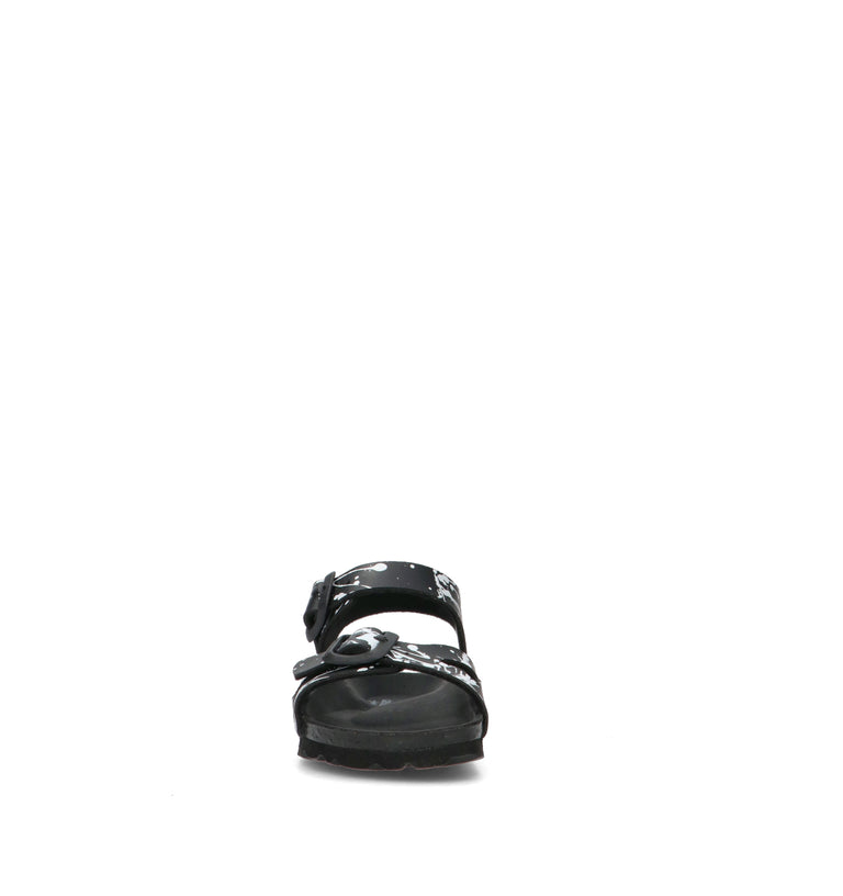 GRUNLAND Sandalo bimba nero