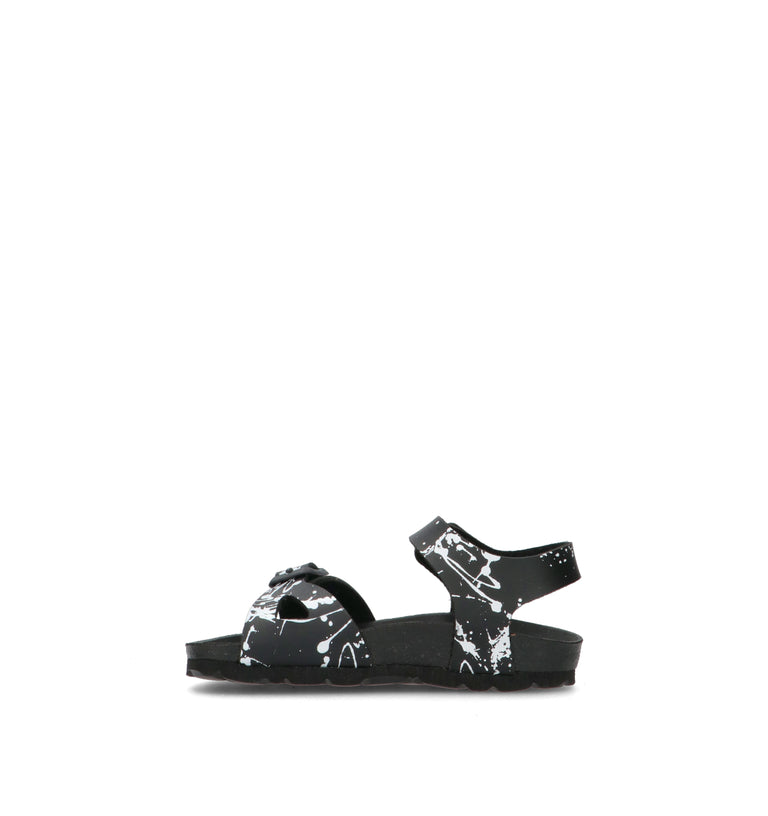 GRUNLAND Sandalo bimba nero
