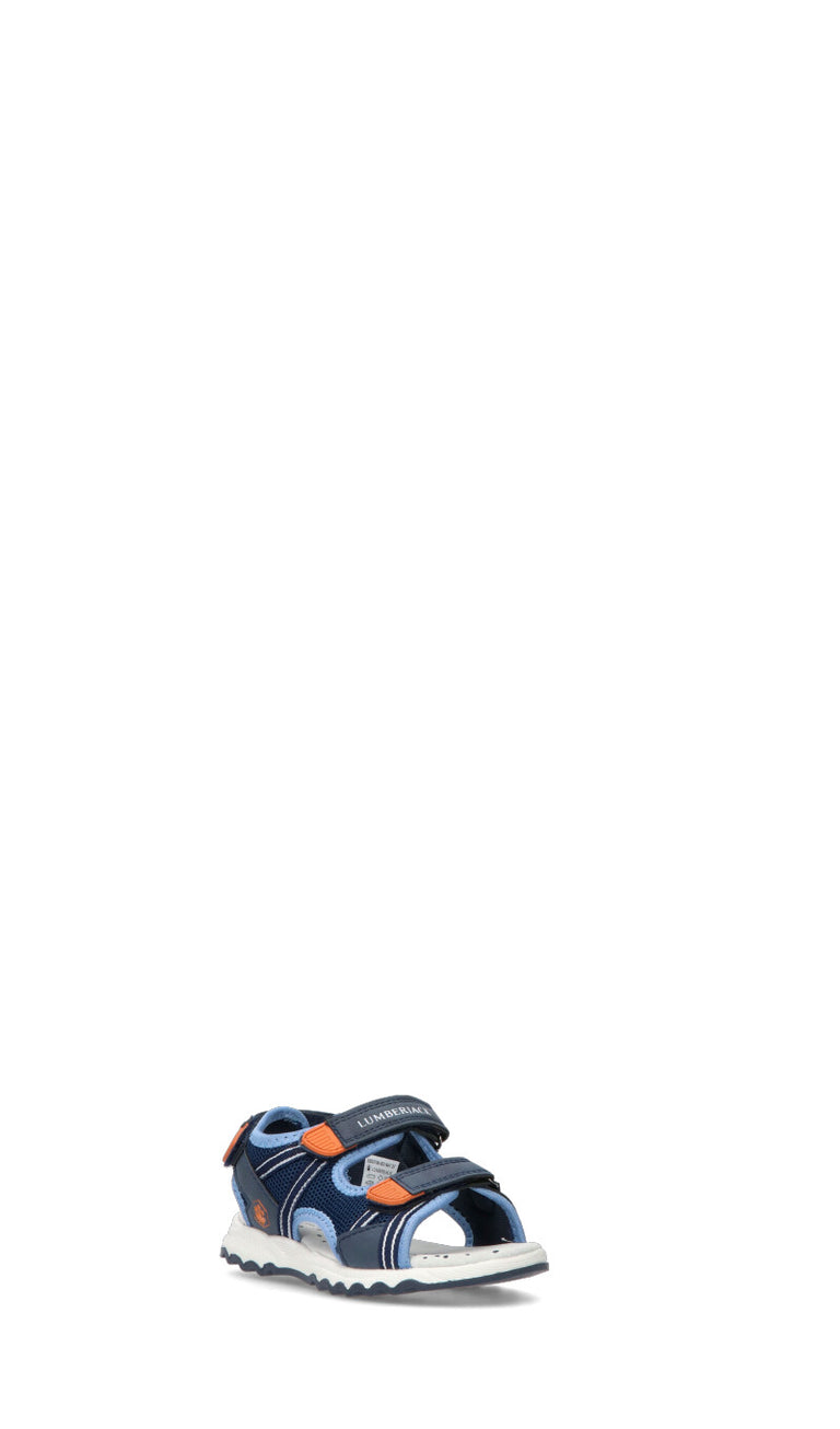 LUMBERJACK Sandalo bimbo blu/arancio
