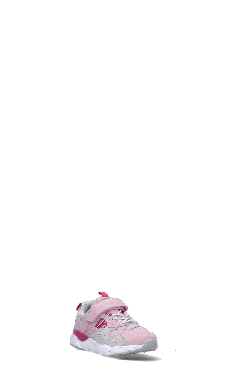 GRUNLAND Sneaker bimba rosa in pelle