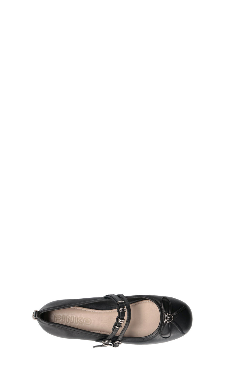 PINKO Ballerina donna nera in pelle
