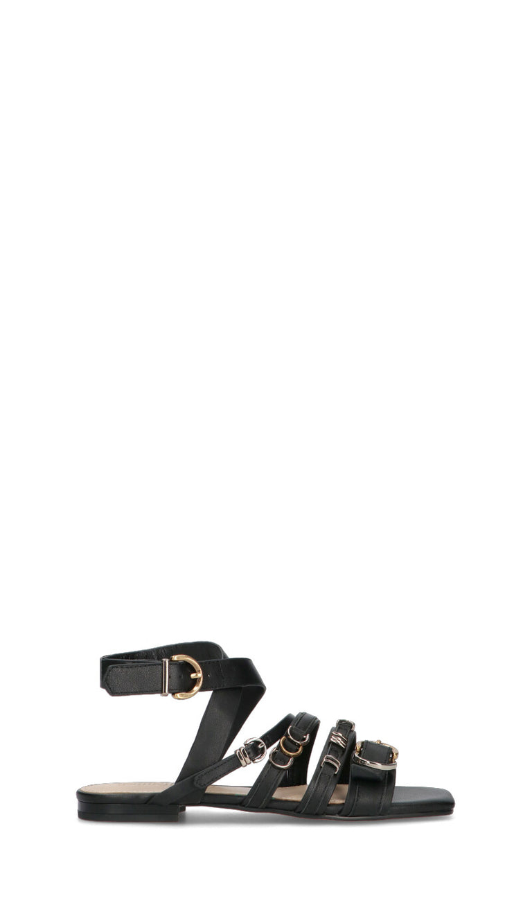 PINKO Sandalo donna nero in pelle