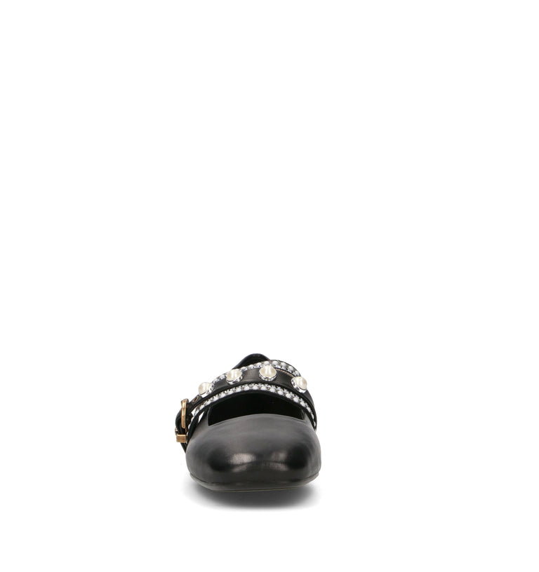 PINKO Ballerina donna nera in pelle