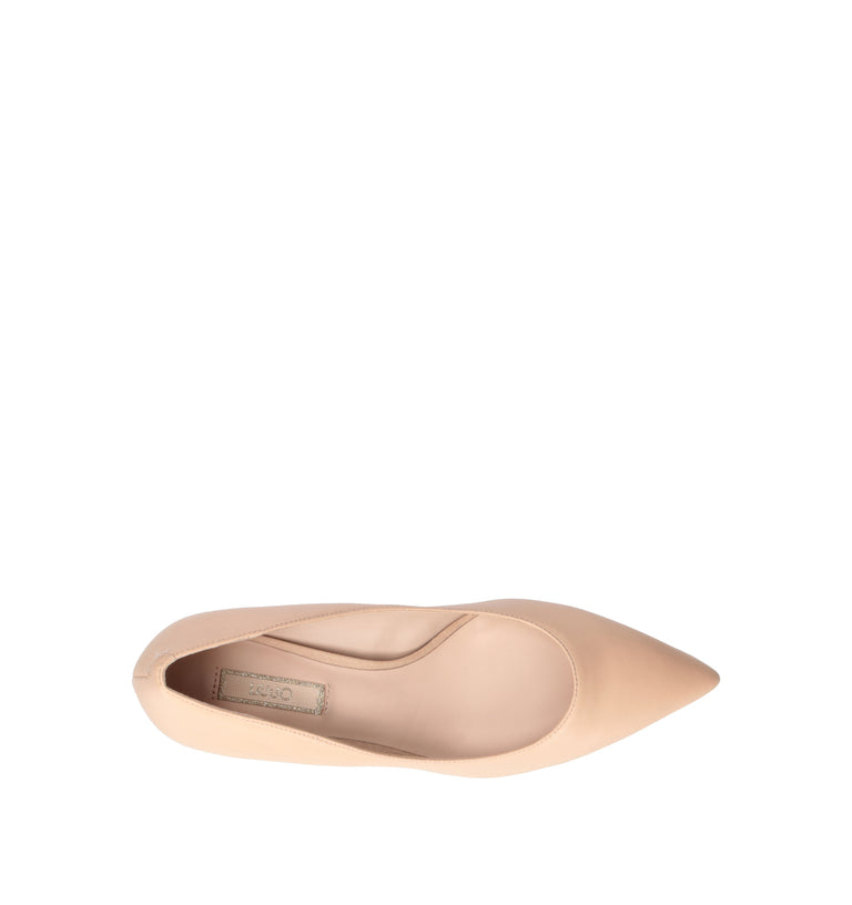 LIU JO Décolleté donna nude in pelle