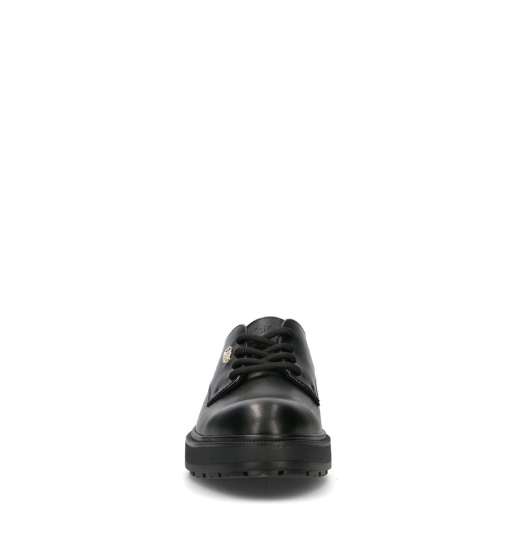 LIU JO Stringata donna nera in pelle