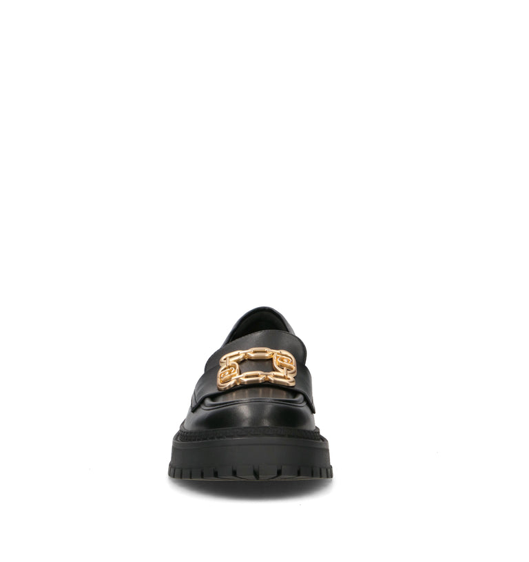 LIU JO Mocassino donna nero in pelle