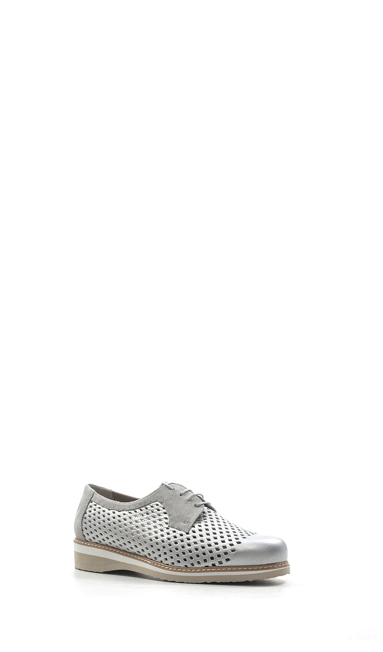 IMPRONTA TOMASI Sneaker donna argento in pelle