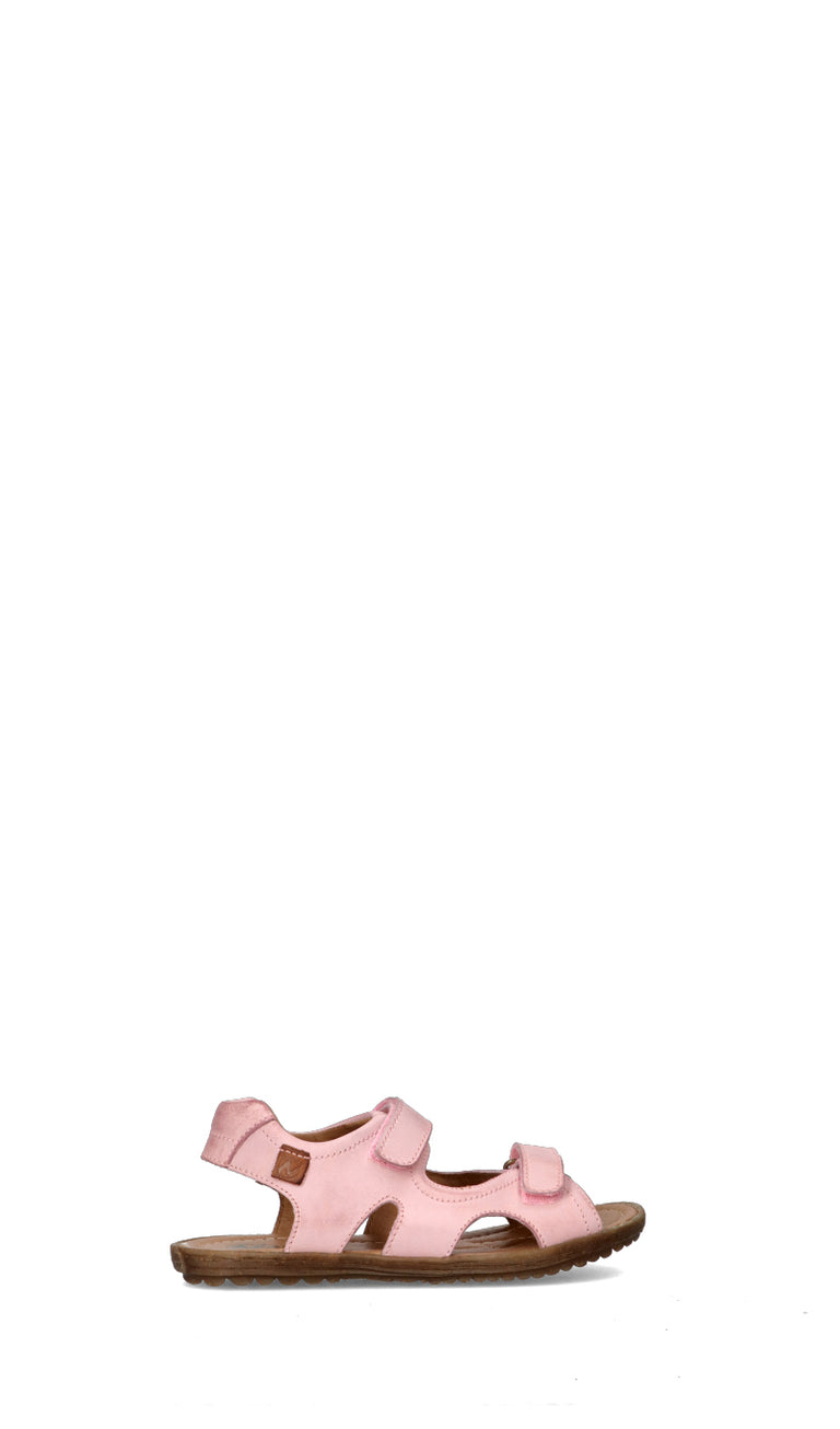 NATURINO Sandalo bimba rosa in pelle