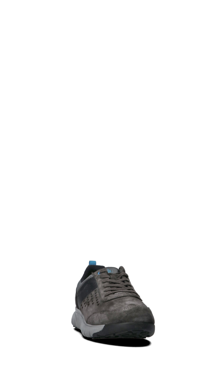 LUMBERJACK Sneaker casual uomo nera/grigia/blu in pelle