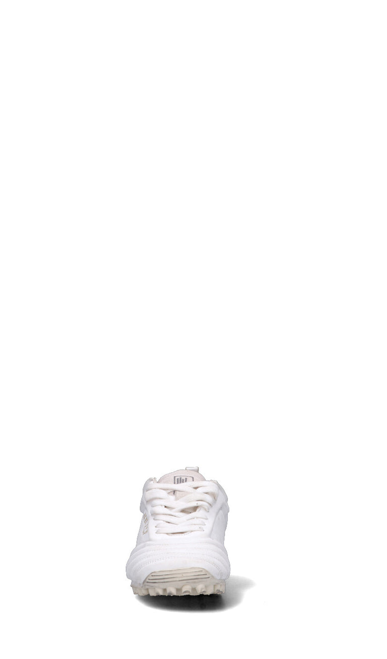 NINE AN HALF Sneaker uomo bianca in pelle