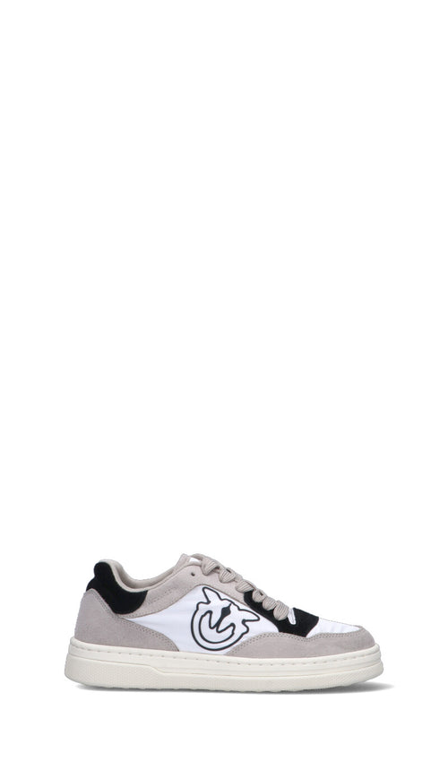 PINKO Sneaker donna bianca/nera in suede