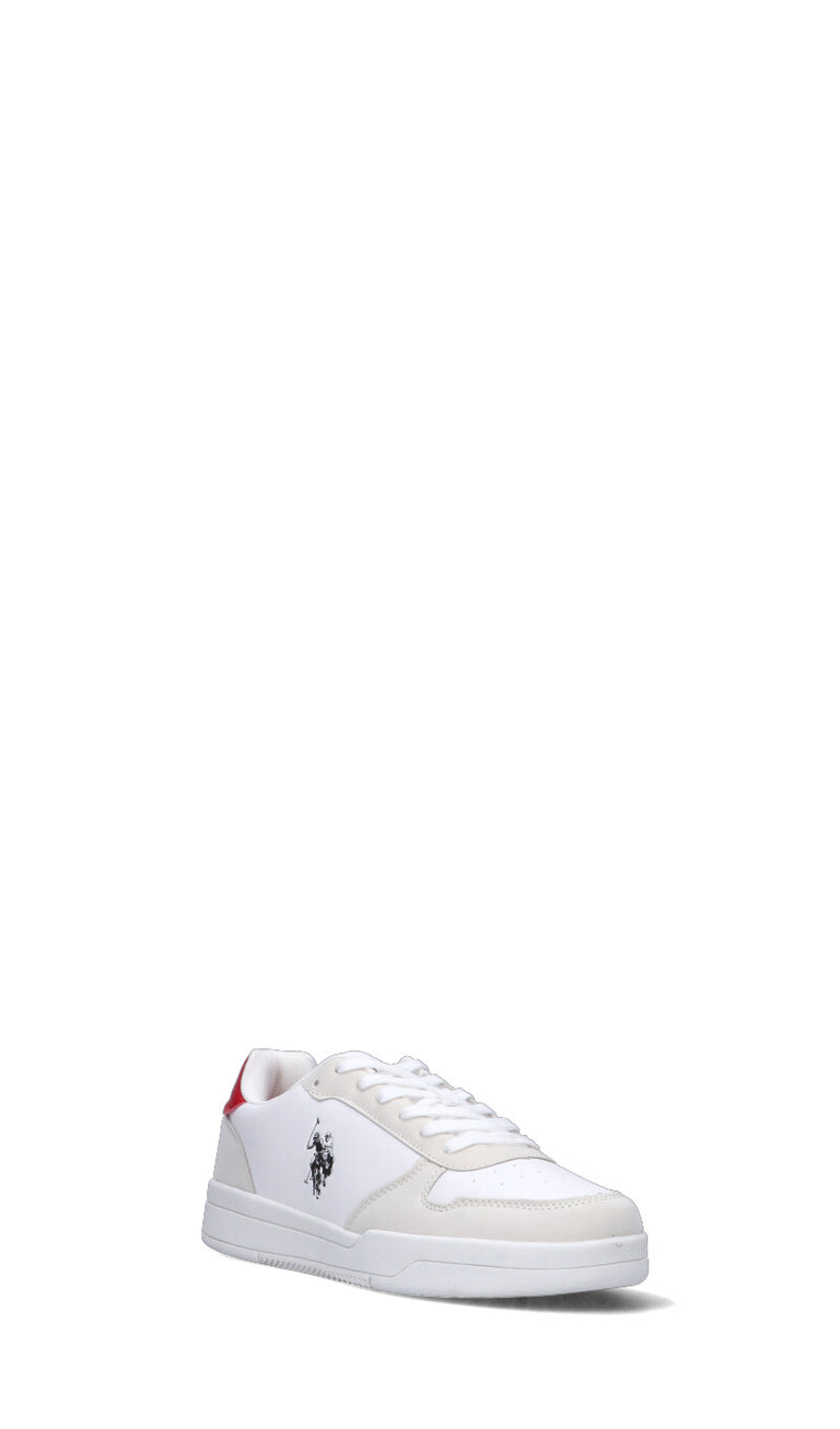 U.S. POLO ASSN. Sneaker uomo bianca/rossa