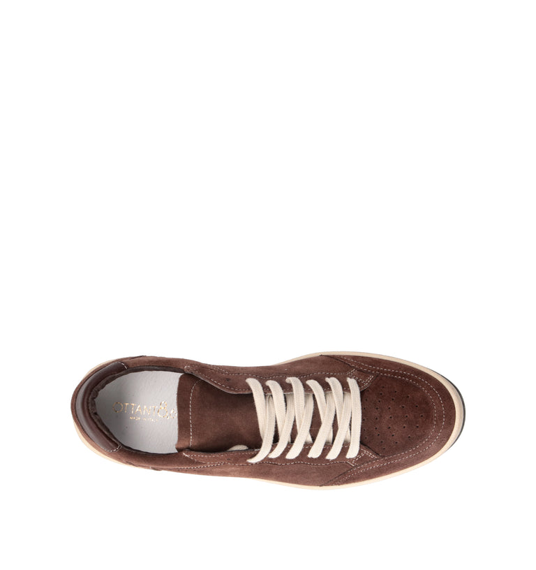 OTTANT8,6 Sneaker uomo marrone in suede