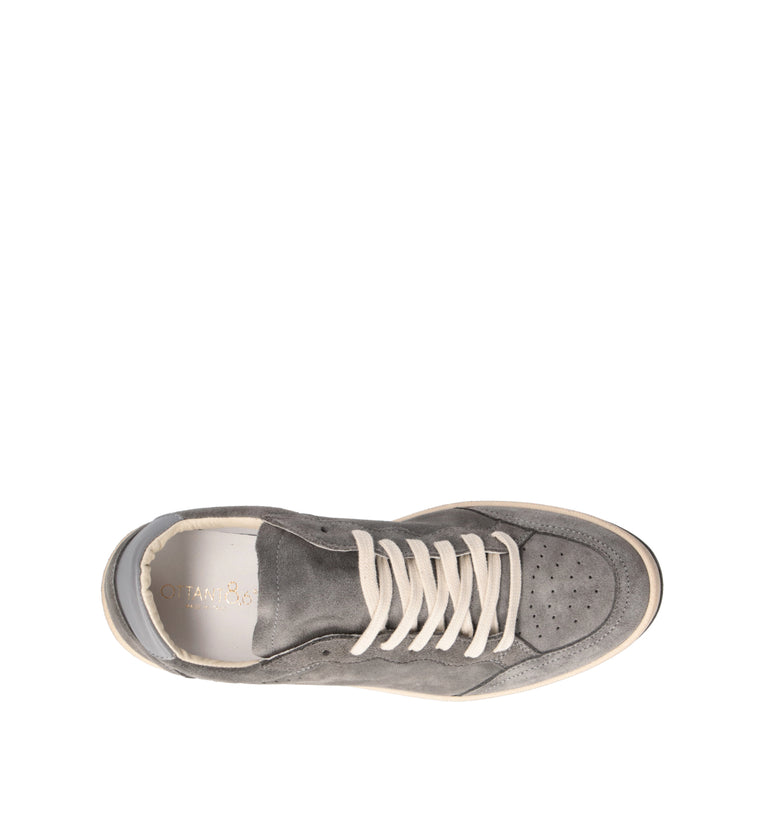OTTANT8,6 Sneaker uomo grigia in suede