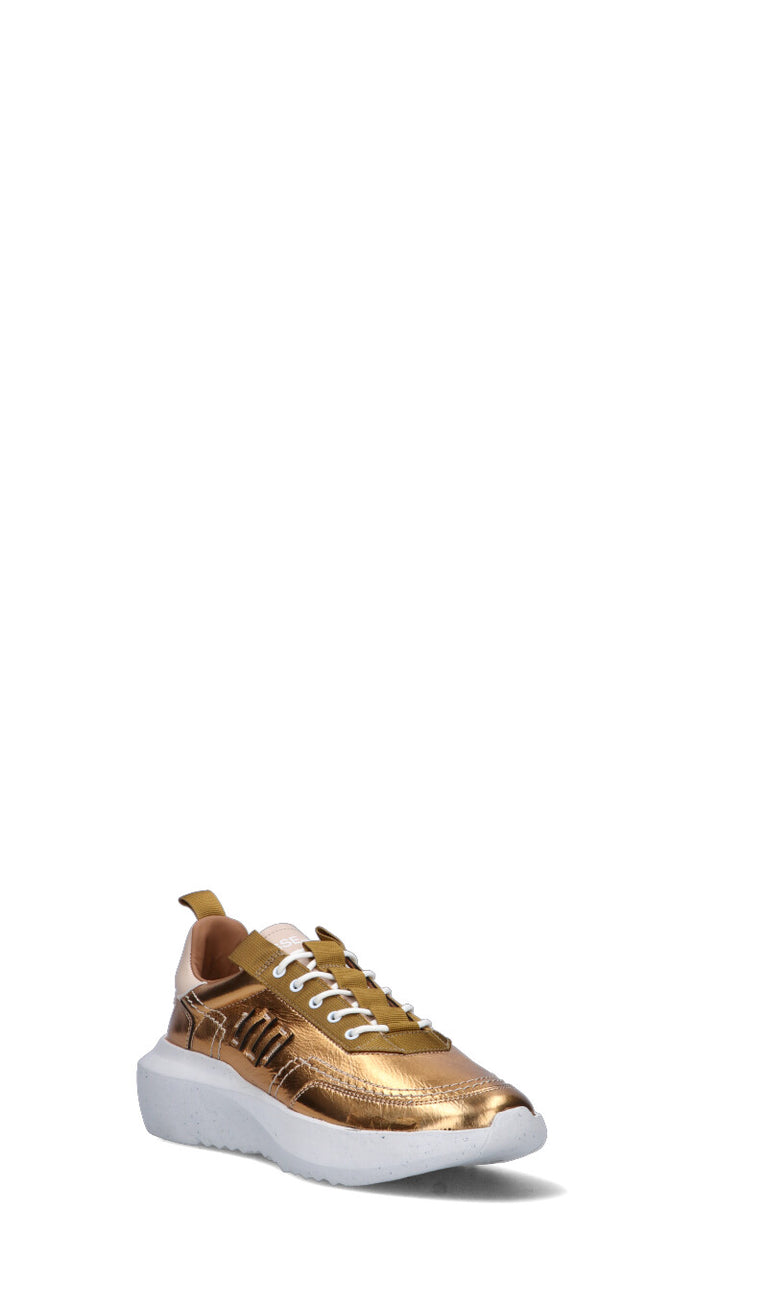 ESSEUTESSE Sneaker donna oro in pelle