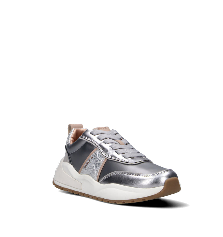 SMITH X Sneaker donna argento