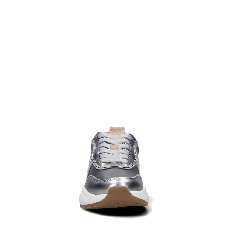 SMITH X Sneaker donna argento