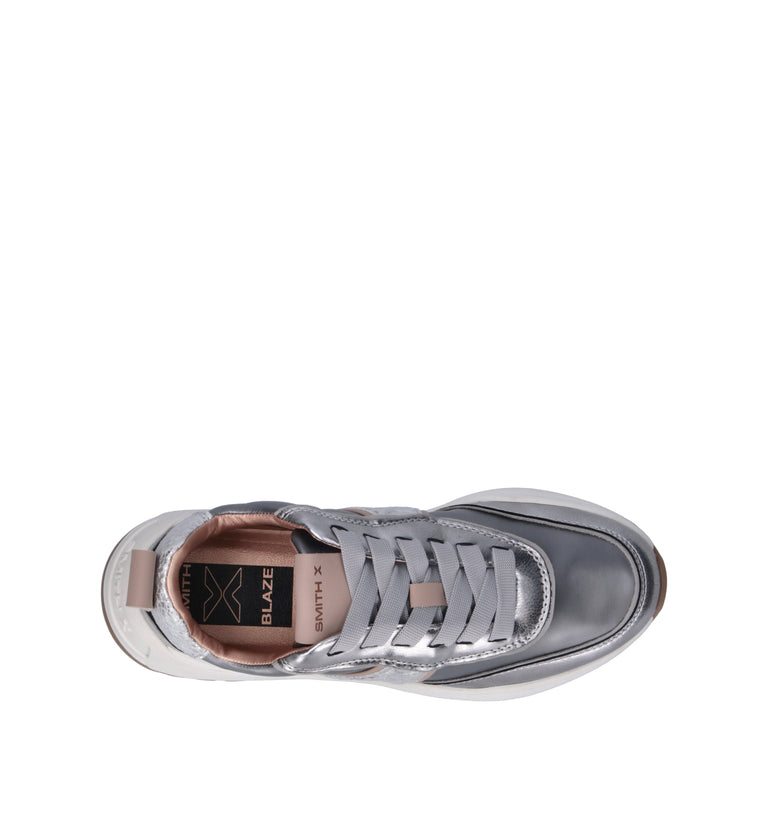SMITH X Sneaker donna argento