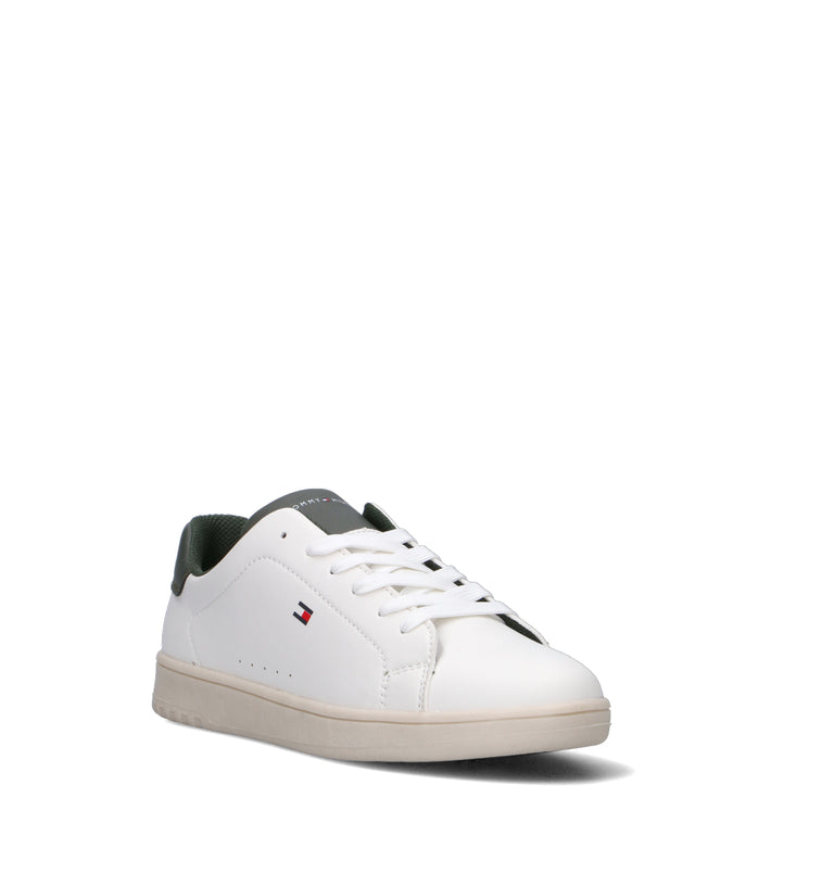 TOMMY HILFIGER Sneaker ragazzo bianca/grigia