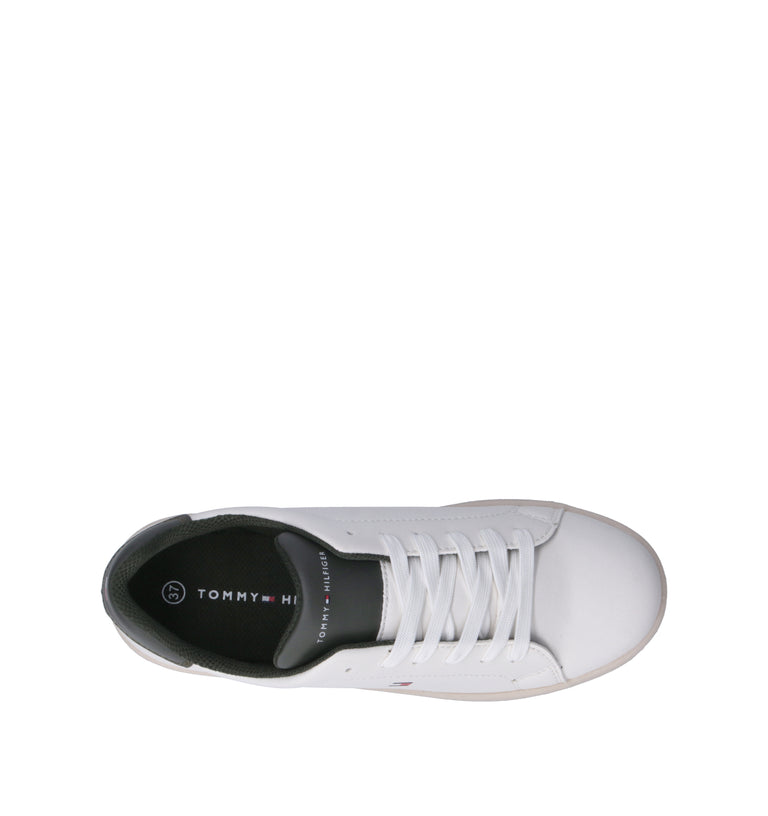 TOMMY HILFIGER Sneaker ragazzo bianca/grigia