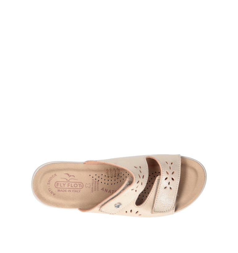 FLY FLOT Ciabatta donna beige