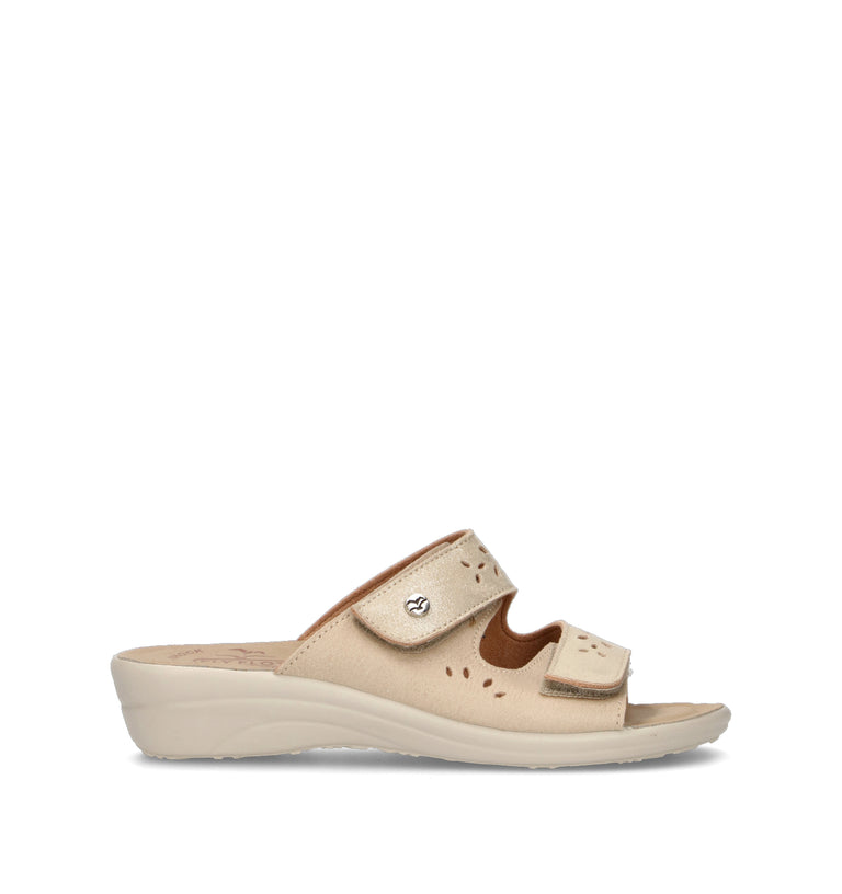 FLY FLOT Ciabatta donna beige