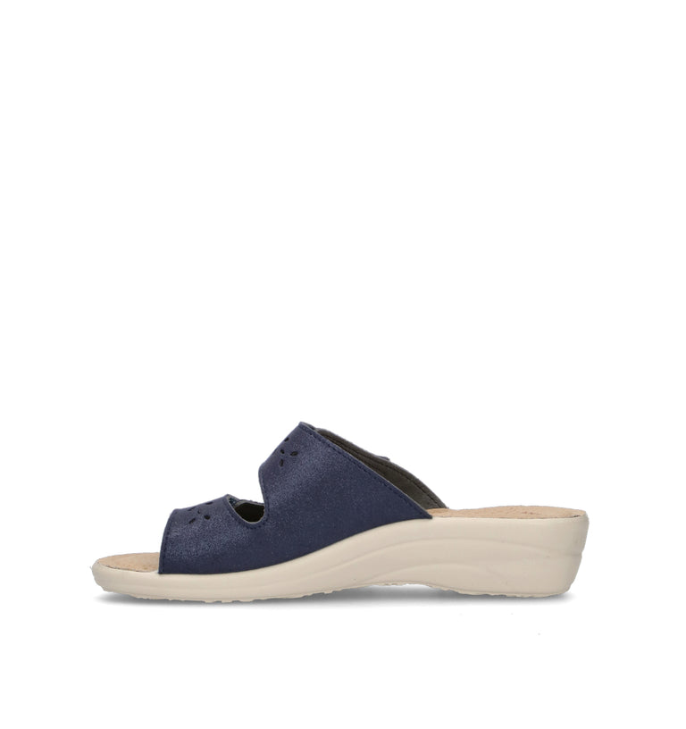 FLY FLOT Ciabatta donna blu