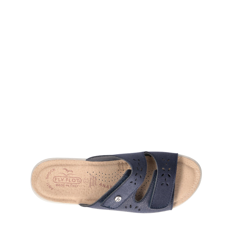 FLY FLOT Ciabatta donna blu