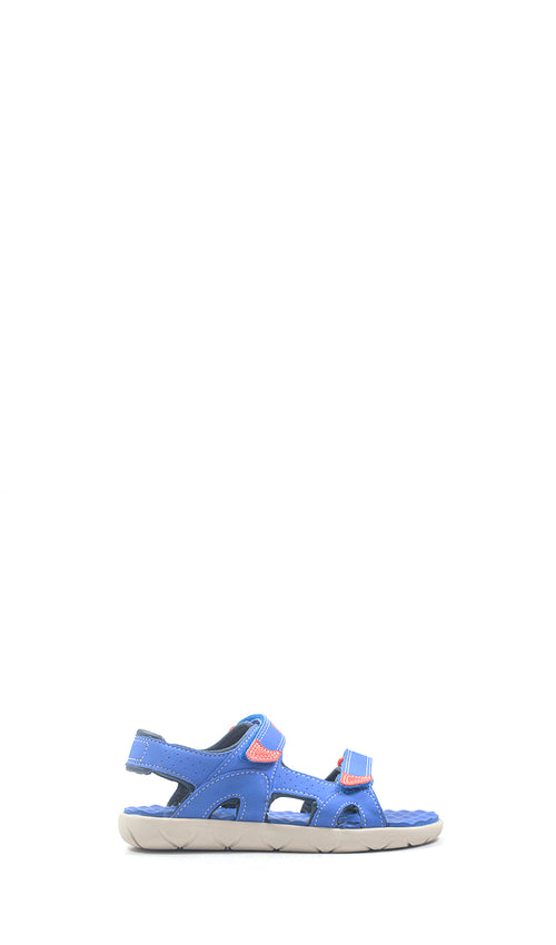 TIMBERLAND Sandalo bimbo blu in tessuto