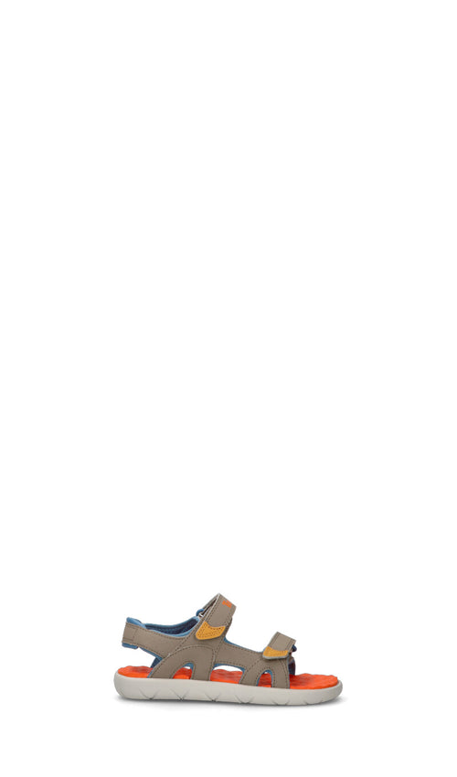 TIMBERLAND Sandalo bimbo grigio/arancio