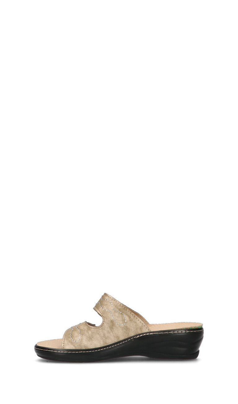 TIGLIO Ciabatta donna beige
