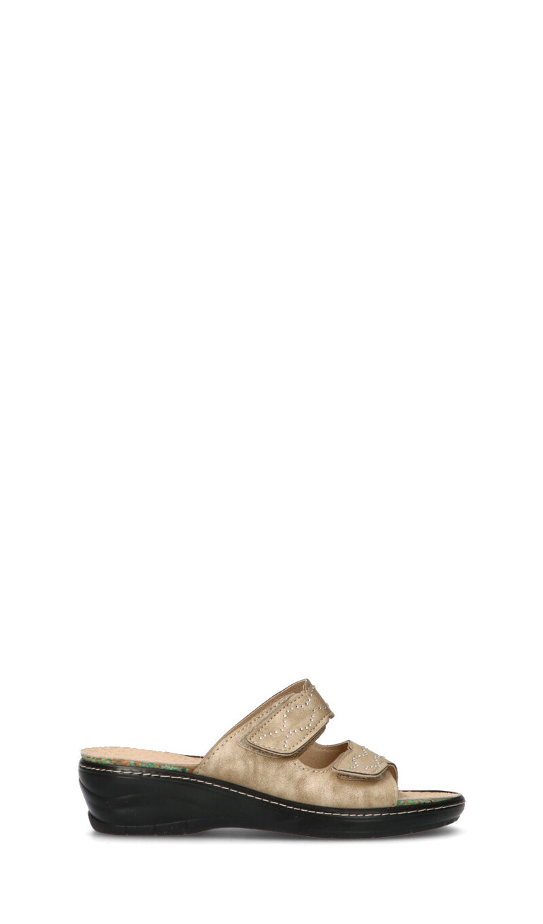 TIGLIO Ciabatta donna beige
