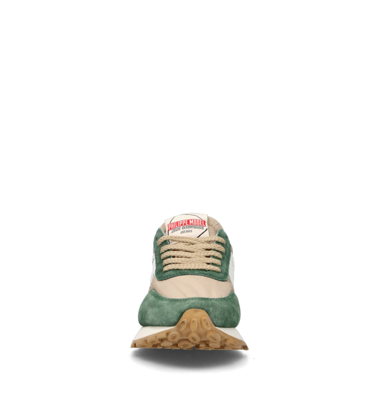 PHILIPPE MODEL Sneaker donna verde/beige